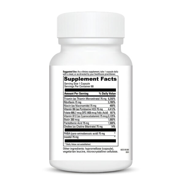 B-Complex Supplement with 11 B Vitamins including B12 Biotin and Folate for Nerve Function Stress Management Cardiovascular Health Supports Nervous System and Coping with Everyday Stress - Image 3