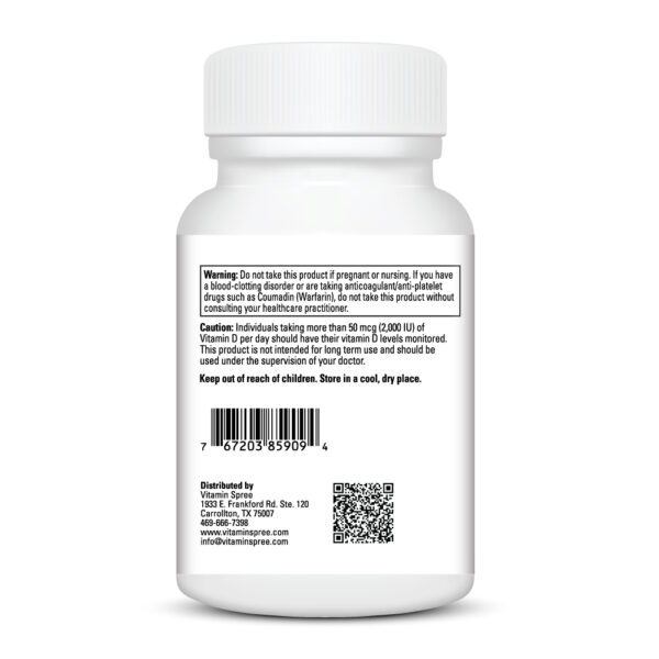 ADK Supplement for Strong Resilient Bones Optimizes Calcium Metabolism with Vitamins A D K2 MK-7 Promotes Heart Health and Immune Function Supports Bone Remodeling and Durability - Image 3