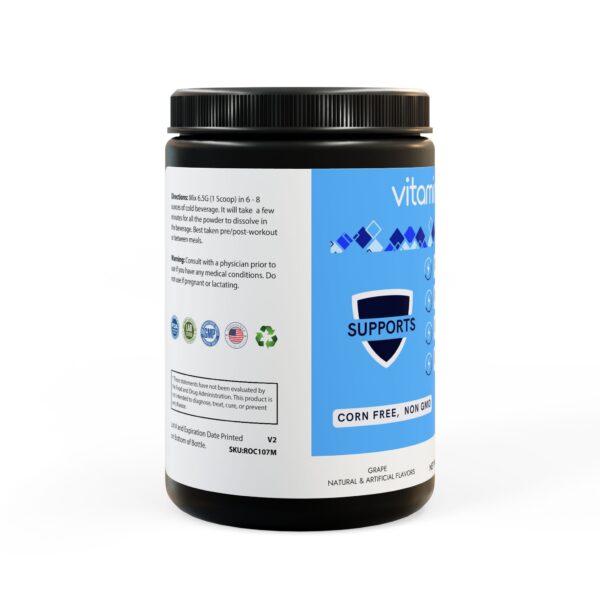 BCAA Supplement for Muscle Recovery, Energy, Endurance Support Grape Flavor - Image 2