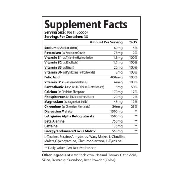 Pre-Workout Supplement for Energy, Focus, Endurance Support - Image 7