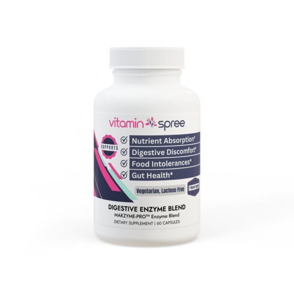 Digestive Enzyme Blend for Promoting Healthy Digestion, Bloating Relief