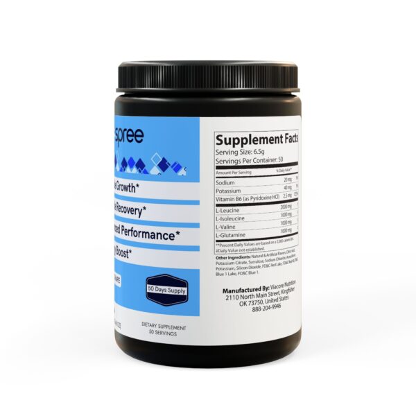 BCAA Supplement for Muscle Recovery, Energy, Endurance Support Grape Flavor - Image 3