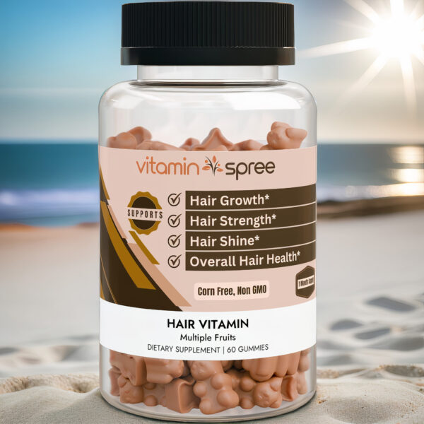 Hair Vitamin Gummies Supports Healthy Hair Growth, Strength, Shine - Image 7