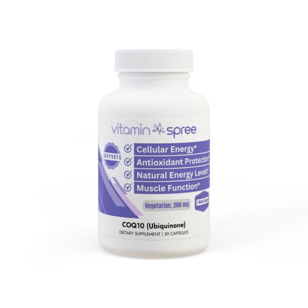 CoQ10 Supplement Aids Cellular Energy, Antioxidant Support, Heart Health