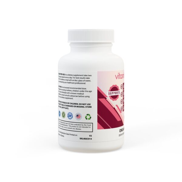 Organic Beet Root Supplement Endurance Blood Circulation 1300mg 60 Capsules - Image 2