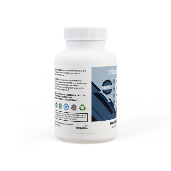 Magnesium Glycinate Supplement Muscle Cramps Sleep Support Stress Reduction - Image 2