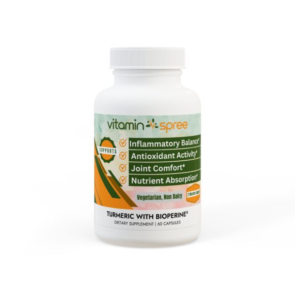 Turmeric with BioPerine® for Supporting Joint Health, Inflammation, Absorption